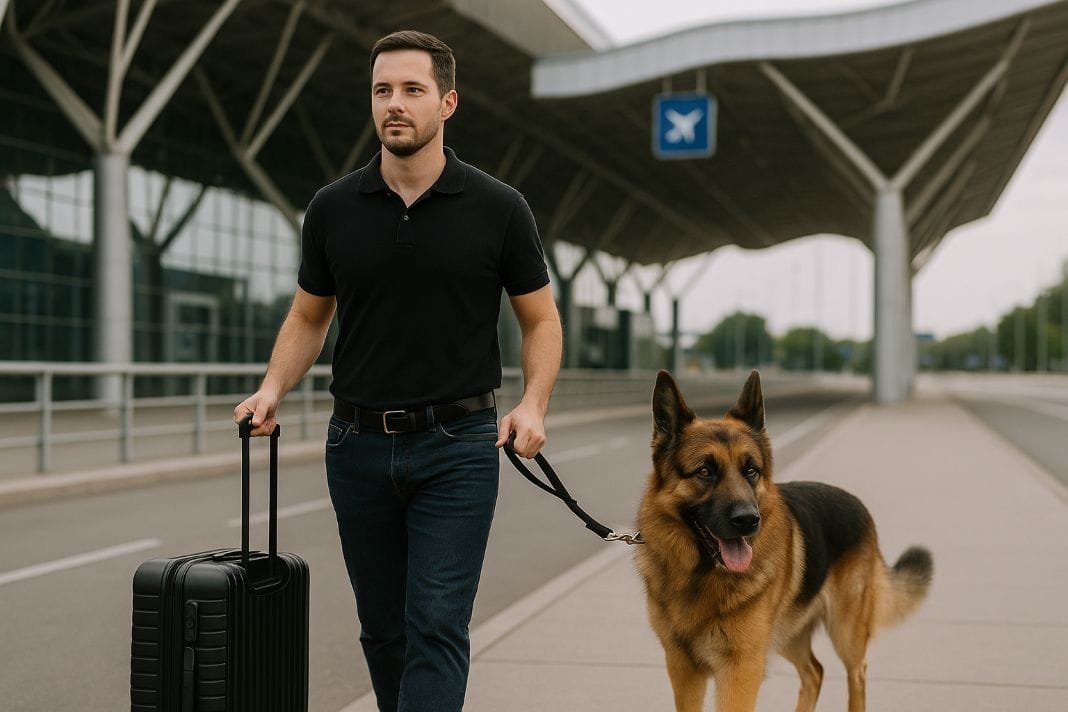 Travelling with a large dog by plane - Tailored Pet Travel