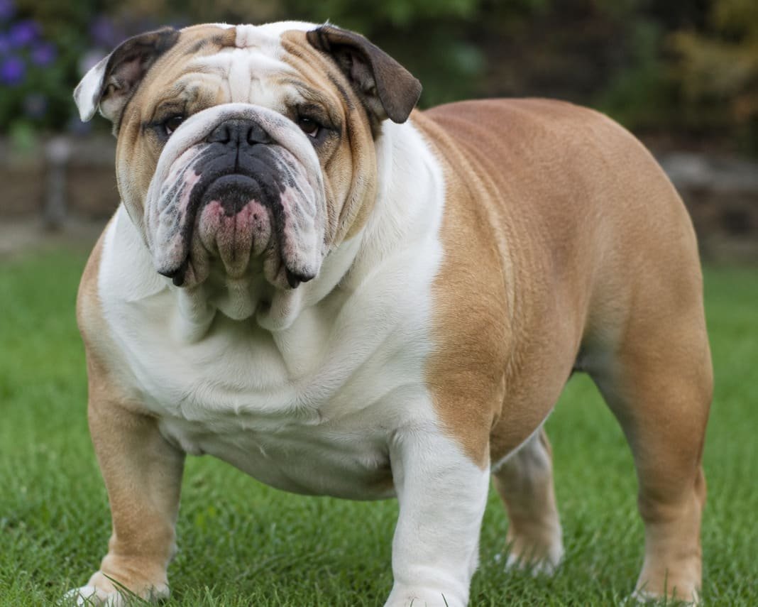 A photo of a English Bulldog – Stocky, gentle, and known for its distinctive wrinkles. A photo of a English Bulldog – Stocky, gentle, and known for its distinctive wrinkles.