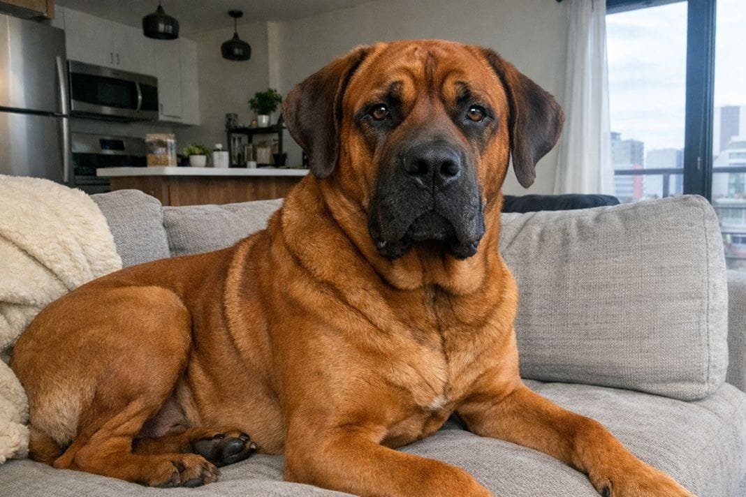 An illustrative image of a Japanese Tosa dog
