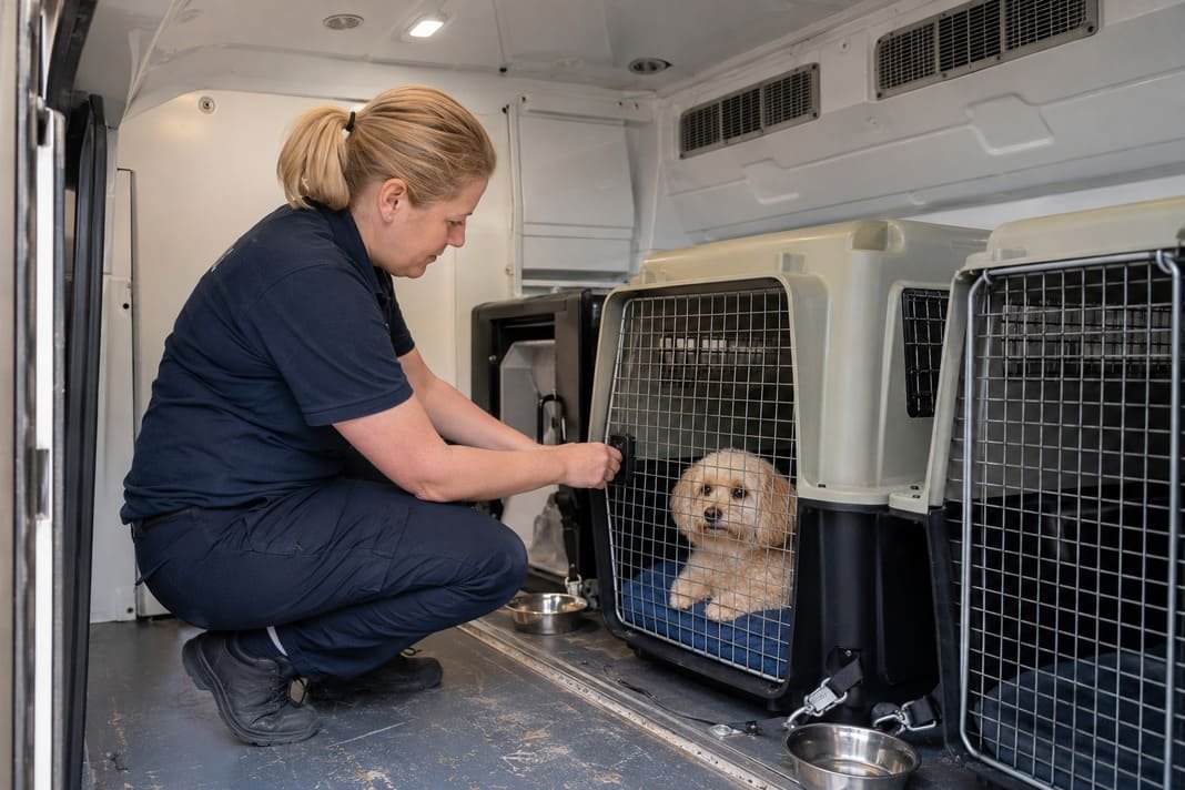 Safe pet handling before international animal transport Safe pet handling before international animal transport