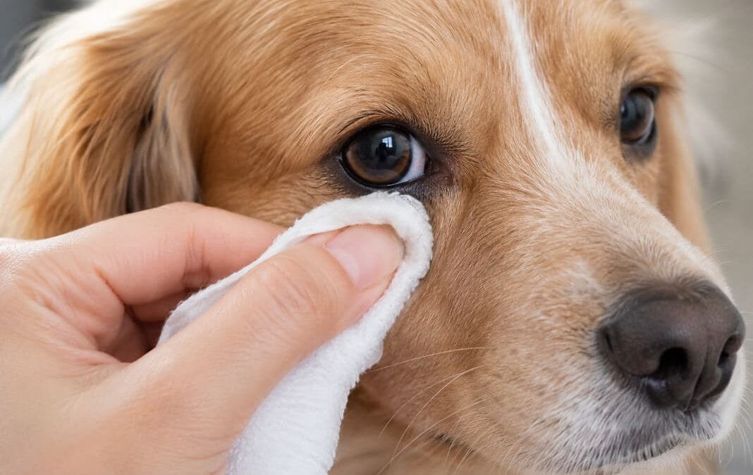 How to Clean Your Dog’s Eyes Before a Flight to Stop Tear Stains